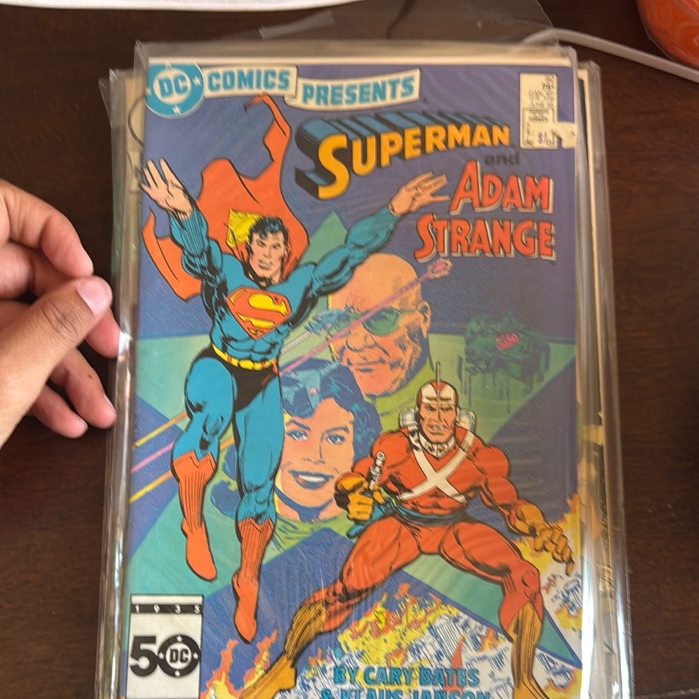 Superman and Adam Strange Comic Book